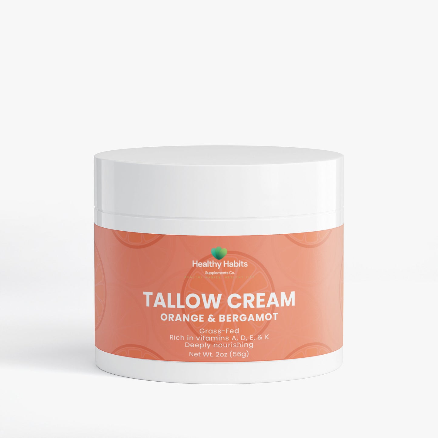 Tallow Cream Orange & Bergamot
