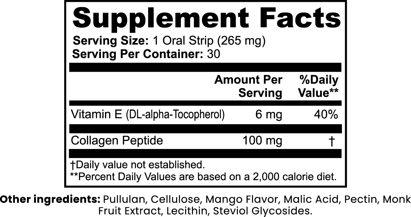 Beauty + Collagen Oral Strips