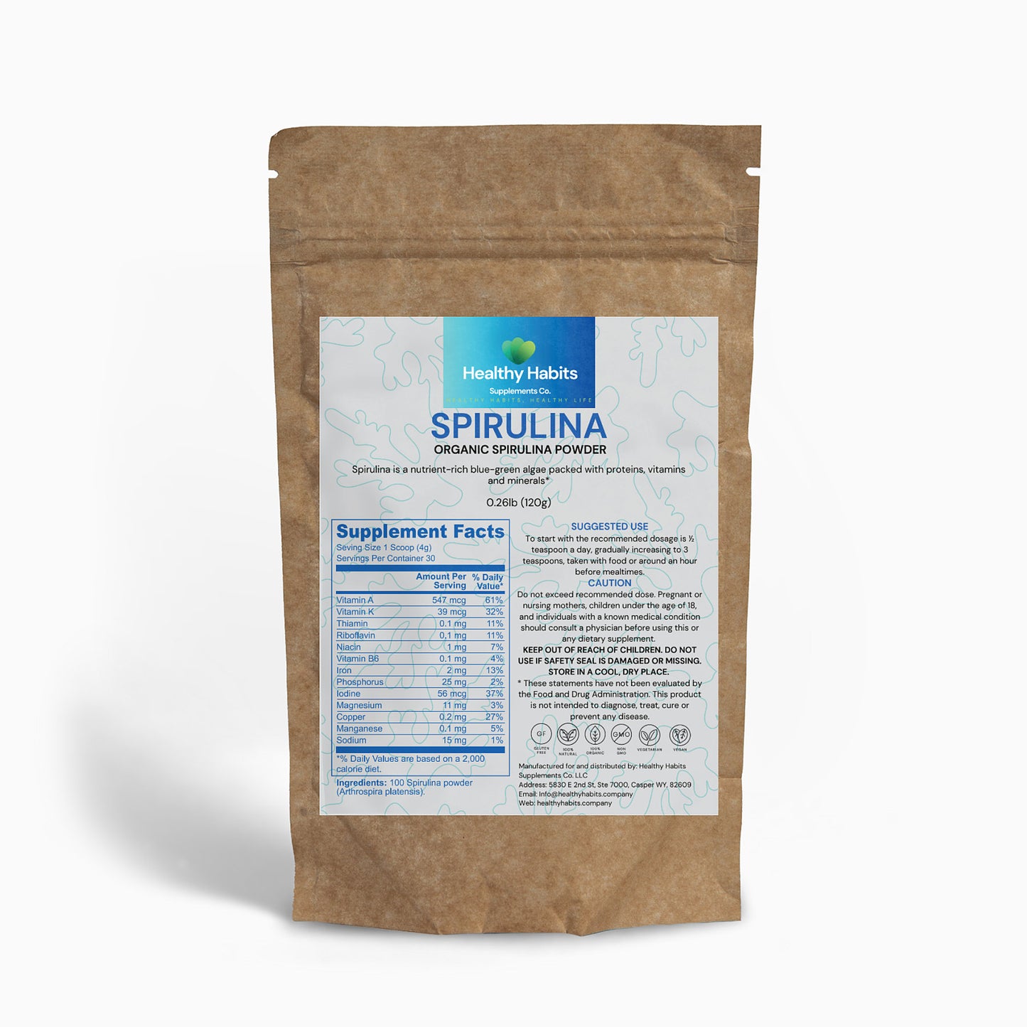 Organic Spirulina Powder