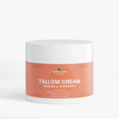 Tallow Cream Orange & Bergamot
