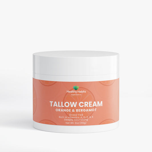 Tallow Cream Orange & Bergamot