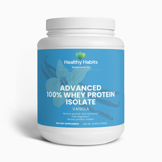Advanced 100% Whey Protein Isolate (Vanilla)