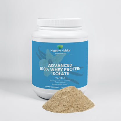Advanced 100% Whey Protein Isolate (Vanilla)