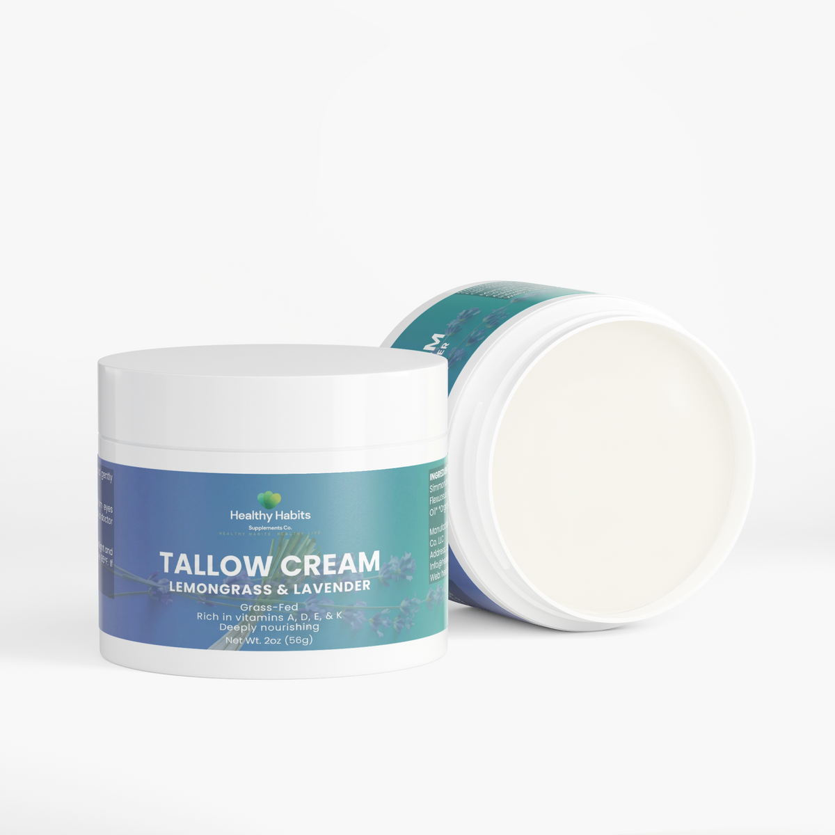 Tallow Cream Lemongrass & Lavender