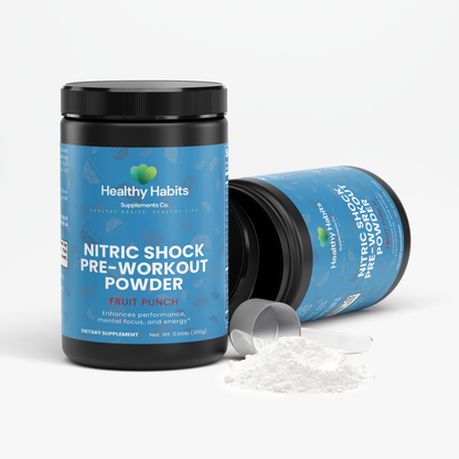 Nitric Shock Pre-Workout Powder (Fruit Punch)