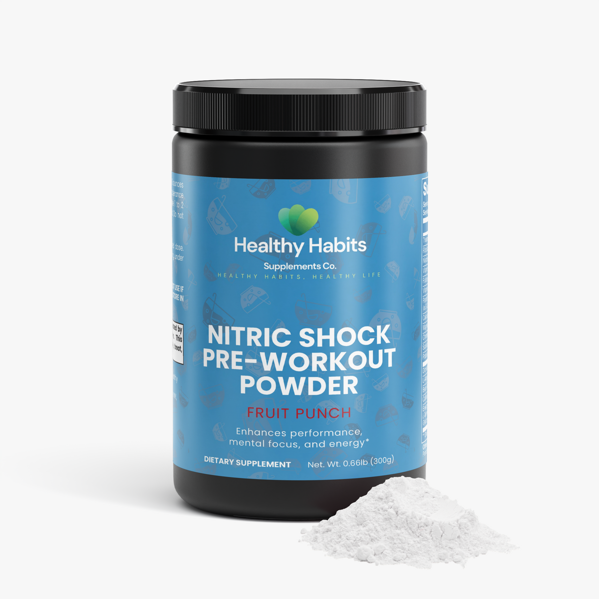 Nitric Shock Pre-Workout Powder (Fruit Punch)